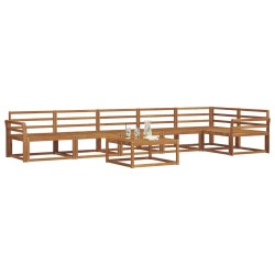 Ensemble de canapés d'extérieur 7 pcs Naturel 525470525470