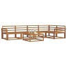 Ensemble de canapés d'extérieur 6 pcs Naturel 525471525471