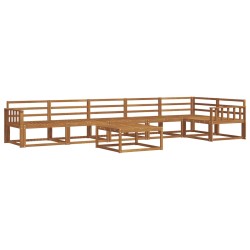Ensemble de canapés d'extérieur 7 pcs Naturel 525472525472