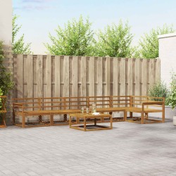 Ensemble de canapés d'extérieur 7 pcs Naturel 525473525473