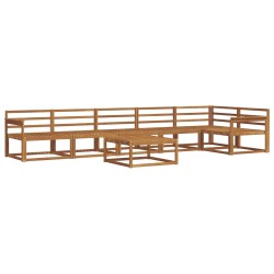 Ensemble de canapés d'extérieur 7 pcs Naturel 525473525473