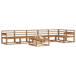 Ensemble de canapés d'extérieur 7 pcs Naturel 525473525473