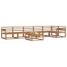 Ensemble de canapés d'extérieur 7 pcs Naturel 525473525473