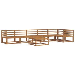 Ensemble de canapés d'extérieur 7 pcs Naturel 525474525474