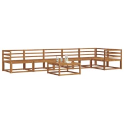 Ensemble de canapés d'extérieur 7 pcs Naturel 525474525474