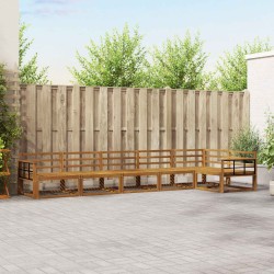 Ensemble de canapés d'extérieur 6 pcs Naturel 525476525476