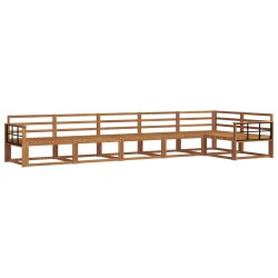 Ensemble de canapés d'extérieur 6 pcs Naturel 525476525476