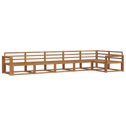 Ensemble de canapés d'extérieur 6 pcs Naturel 525477525477