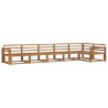 Ensemble de canapés d'extérieur 6 pcs Naturel 525477525477