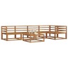 Ensemble de canapés d'extérieur 6 pcs Naturel 525479525479