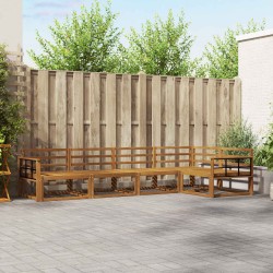 Ensemble de canapés d'extérieur 5 pcs Naturel 525480525480