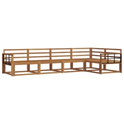 Ensemble de canapés d'extérieur 5 pcs Naturel 525480525480