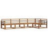 Ensemble de canapés d'extérieur 5 pcs Naturel 525480525480