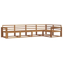 Ensemble de canapés d'extérieur 5 pcs Naturel 525485525485
