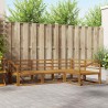 Ensemble de canapés d'extérieur 4 pcs Naturel 525502525502