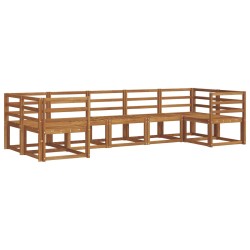 Ensemble de canapés d'extérieur 7 pcs Naturel 525565525565