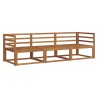 Ensemble de canapés d'extérieur 3 pcs Naturel 525571525571
