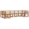 Ensemble de canapés d'extérieur 7 pcs Naturel 525580525580