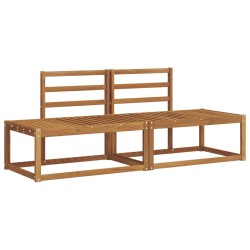 Ensemble de canapés d'extérieur 2 pcs Naturel 525581525581