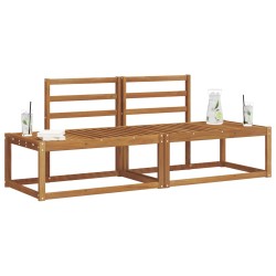 Ensemble de canapés d'extérieur 2 pcs Naturel 525581525581