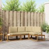 Ensemble de canapés d'extérieur 4 Pièce Naturel et Beige 525588525588