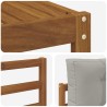 Ensemble de canapés d'extérieur 5 pcs Gris Naturel et Clair 525602525602