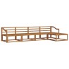 Ensemble de canapés d'extérieur 5 pcs Naturel 525609525609