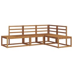 Ensemble de canapés d'extérieur 4 Pièce Naturel 525613525613