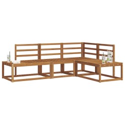 Ensemble de canapés d'extérieur 4 Pièce Naturel 525613525613
