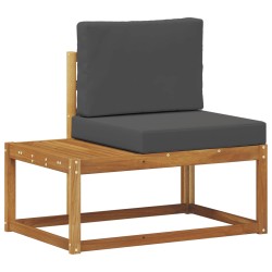 Ensemble de canapés d'extérieur avec coussin 3 pcs Naturel 525615525615