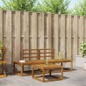 Ensemble de canapés d'extérieur 3 pcs Naturel 525618525618