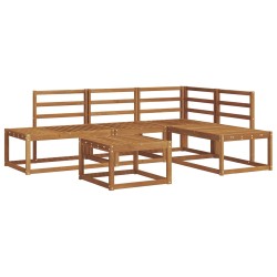 Ensemble de canapés d'extérieur 5 Pièce Naturel 525621525621