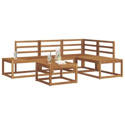 Ensemble de canapés d'extérieur 5 Pièce Naturel 525621525621