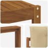 Ensemble de canapés d'extérieur 5 pcs Naturel et Beige 525622525622