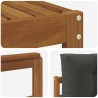 Ensemble de canapés d'extérieur 5 pcs Naturel et Anthracite 525633525633