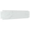 Bordures de pelouse 20 pcs Argenté 100 x 25 x 0,07 cm 525639525639