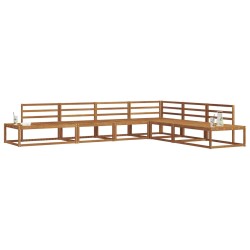 Ensemble de canapés d'extérieur 6 Pièce Naturel 525640525640