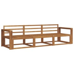 Ensemble de canapés d'extérieur 3 pcs Naturel 525647525647