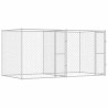Cage pour chien Argenté 400 x 200 x 200 cm Acier galvanisé 525656525656