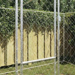 Cage pour chien Argenté 400 x 200 x 200 cm Acier galvanisé 525656525656