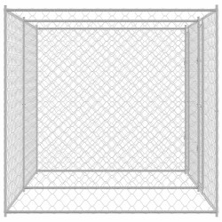 Cage pour chien Argenté 400 x 200 x 200 cm Acier galvanisé 525656525656