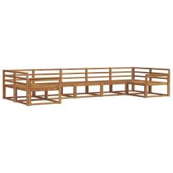 Ensemble de canapés d'extérieur 7 pcs Naturel 525660525660