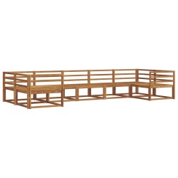 Ensemble de canapés d'extérieur 7 pcs Naturel 525661525661