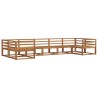 Ensemble de canapés d'extérieur 7 pcs Naturel 525661525661