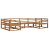 Ensemble de canapés d'extérieur 6 pcs Naturel 525662525662