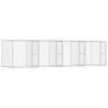 Cage pour chien Argenté 800 x 200 x 200 cm Acier galvanisé 525668525668