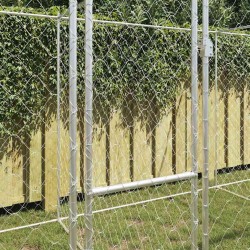Cage pour chien Argenté 800 x 200 x 200 cm Acier galvanisé 525668525668