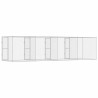Cage pour chien Argenté 800 x 200 x 200 cm Acier galvanisé 525668525668