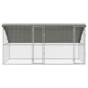 Cage à poules 2 pcs Argenté 400 x 200 x 200 cm Acier galvanisé 525669525669