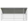 Cage à poules 2 pcs Argenté 400 x 200 x 200 cm Acier galvanisé 525673525673